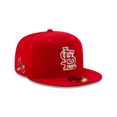 St. Louis Cardinals Gorra | New Era MLB Batting Practice 59fifty Fitted Cap Mexico - Rojos
